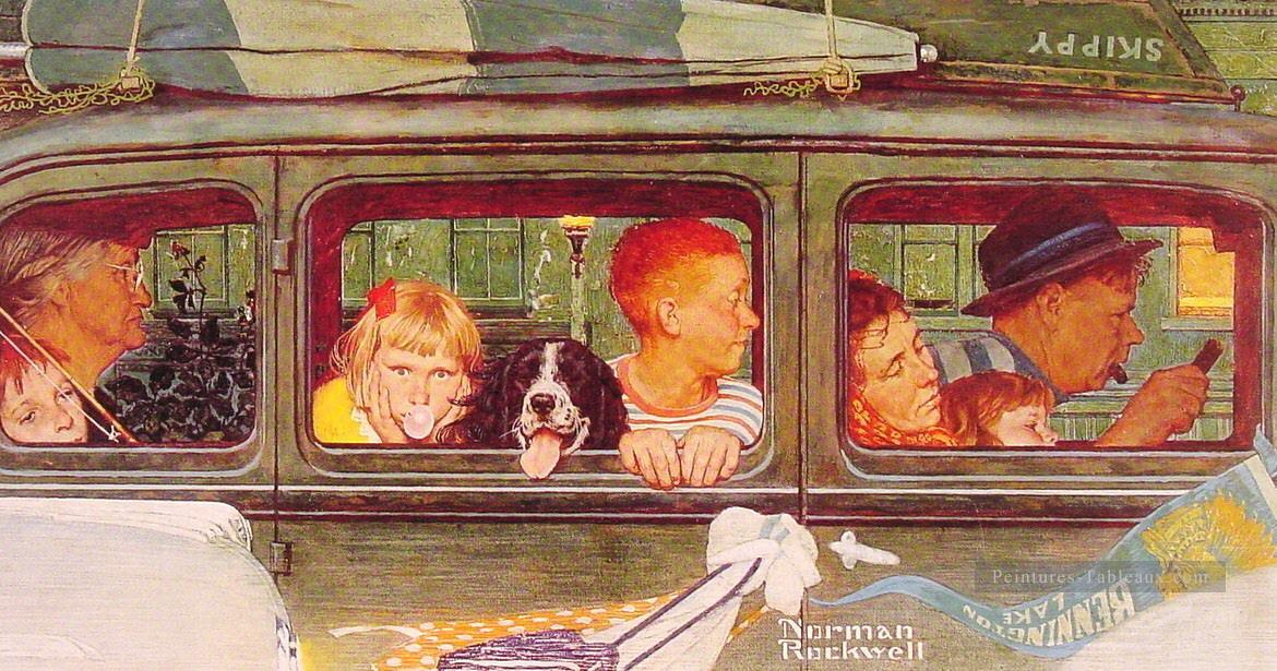going and coming 1947 1 Norman Rockwell Oil Paintings